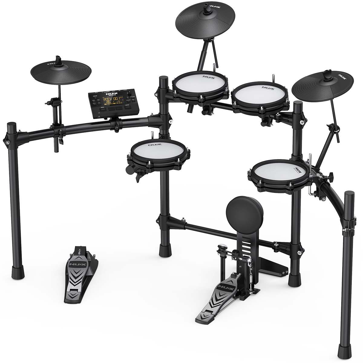NUX DM-210 el-trommesæt med rack og otte pads